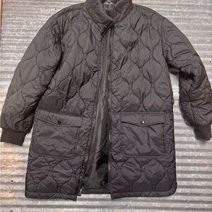 Men's Black Quilted Jacket
